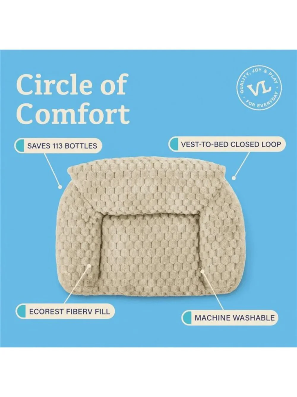 New Small Paw Sofa Pet Bed Vest Edition Tan 22